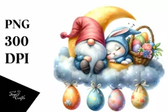 Easter Bunny Clipart |T-shirt, Mug PNG Product Image 8