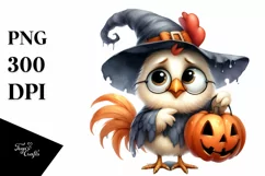Funny Rooster in Halloween | Sublimation | Clipart Product Image 1