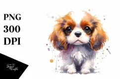 Expressive Puppy with Rain Coat PNG Product Image 3