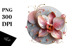 Abstract Orchid, PNG Product Image 1