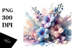 Glossy Delphinium Made of | Clipart Product Image 1