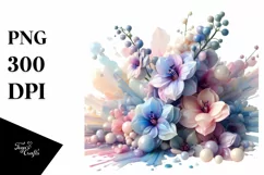 Glossy Delphinium Made of | Clipart Product Image 1