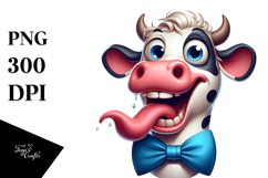 Cute Cow, Balanced PNG Product Image 1