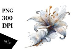 Abstract Glossy Lily Material | Clipart Product Image 1