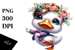 Funny Baby Duck, High-Res PNG Product Image 1