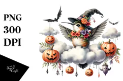Hummingbird for Halloween PNG Product Image 1