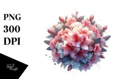 Abstract Shiny Rhododendron | Sublimation | Clipart Product Image 3