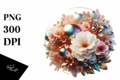 Abstract Shiny Rhododendron | Sublimation | Clipart Product Image 3