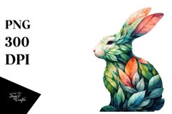 Abstract Bunny PNG Product Image 3