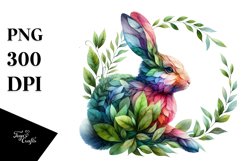 Abstract Bunny PNG Product Image 1