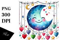 Digital Smiling Moon Product Image 1