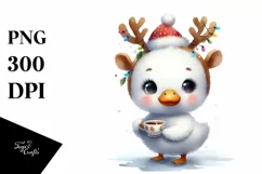Expressive Baby Swan, High-Res PNG Product Image 1
