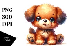 Vibrant Plush Dog Smiling | Clipart Product Image 3