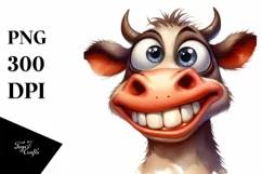 Funny Ox with Goofy Smile | Clipart Product Image 1