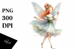Washed Whimsical Fairy, Transparent PNG Product Image 1