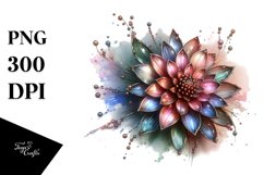 Abstract -Like Dahlia Clipart Product Image 3