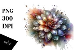 Abstract -Like Dahlia Clipart Product Image 3