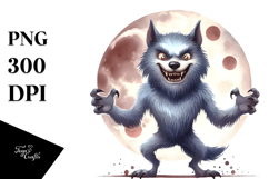 Funny Simple Werewolf PNG Product Image 1