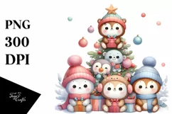 Cute Winter Pastel Colors PNG Product Image 1