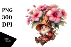 Floating Impatiens Gnome PNG Product Image 1