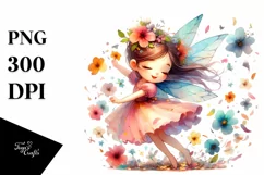 Colorful Cute Fairy Tumbling in Wind Product Image 3
