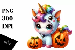 Baby Unicorn Halloween Pumpkin Costume Product Image 3