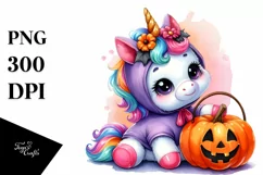 Adorable Baby Unicorn in Halloween Costume Product Image 3
