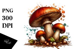 Detailed Wooden Stained Mushroom Product Image 3