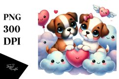 Heart Shape Boxer Sticker Product Image 1