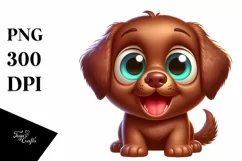 Colorful Cartoon Baby Chesapeake Bay Retriever Product Image 3