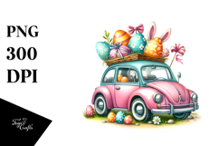 Charmingly Whimsical Car, PNG Product Image 1