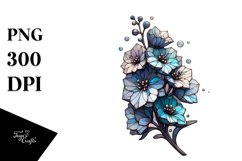 Glossy Delphinium Stained Product Image 3