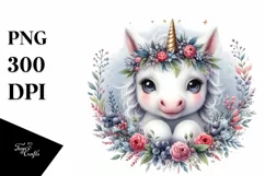 detailed baby unicorn image, Transparent PNG Product Image 3