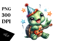 Cute Baby Turtle Rocker PNG Product Image 1