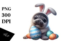 Easter Baby Seal Digital Painting Product Image 1