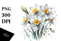 Narcissus with Metallic Insertions Product Image 1
