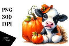 Baby Cow Dressed for Halloween | Product Image 1