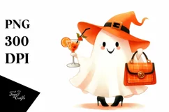 Retro Halloween Cocktail Purse PNG Product Image 3