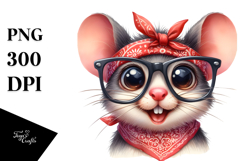 Funny Baby Mouse Portrait Clipart Product Image 1