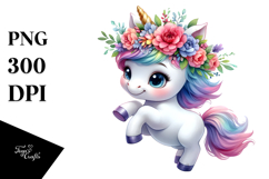 Dancing Baby Unicorn PNG Product Image 1
