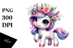 Cute Unicorn Dancing PNG Product Image 1