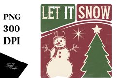 Let It Snow Christmas Png Product Image 5