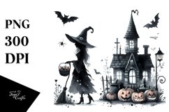 Simple Halloween Witch | Sublimation | Clipart Product Image 1
