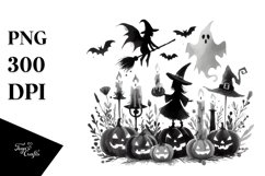 Simple Halloween Witch | Sublimation | Clipart Product Image 3