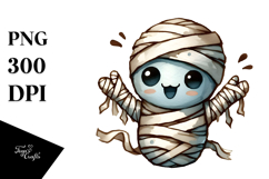 Funny Mummy Watercolor Image Product Image 1