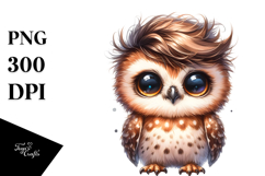 Cute Baby Owl, Trending Art Product Image 1