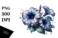 Colorful -like Petunia Clipart Product Image 1