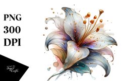 Glossy Lily with Material Clipart Product Image 1