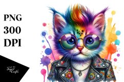 Playing Baby Cat in Style, Transparent PNG Product Image 3