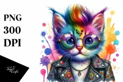 Playing Baby Cat in Style, Transparent PNG Product Image 3